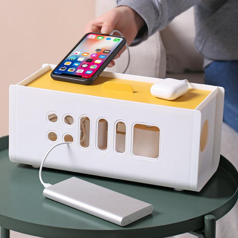 Multifunction Wire Storage Box Storage Cases-HA00831-Veeddydropshipping