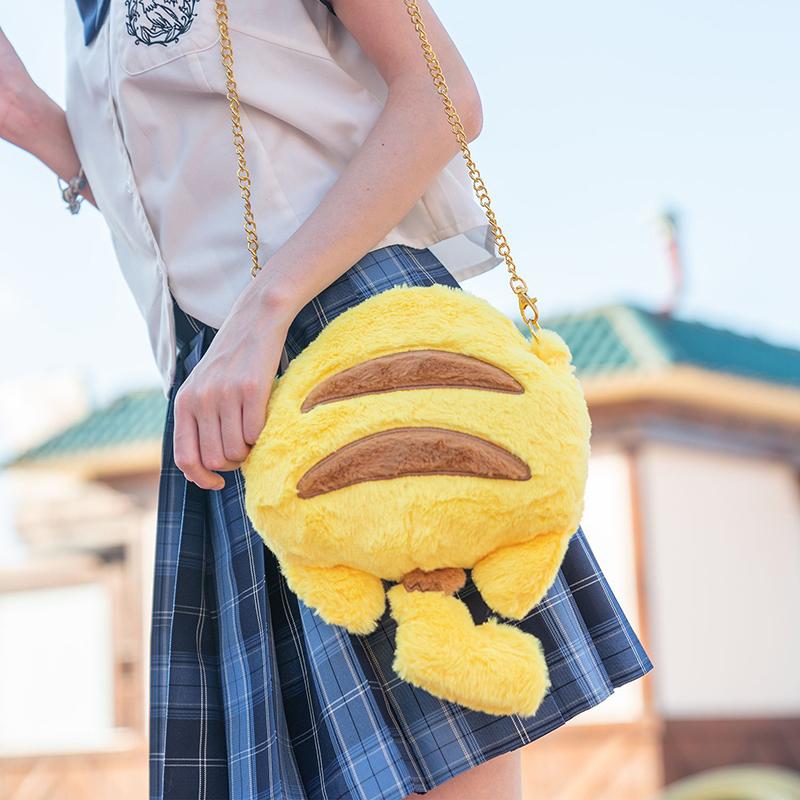 Pokemon Pikachu Plush Doll Kawaii Toy Brand Street Strap Bag-TB00074-Veeddydropshipping