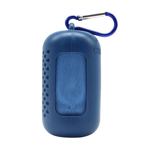 Quick Drying Microfiber Towel With Travel Silicone Bag Cold Feeling Sport Towels -OS00214-Veeddydropshipping