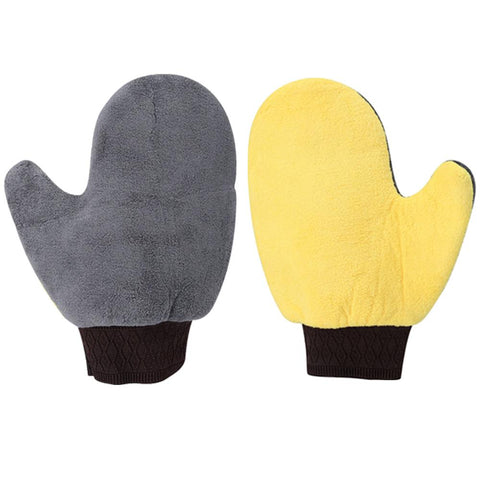 Car Washing Gloves Soft Microfiber Coral Velvet Strong Water-AM00470-Veeddydropshipping