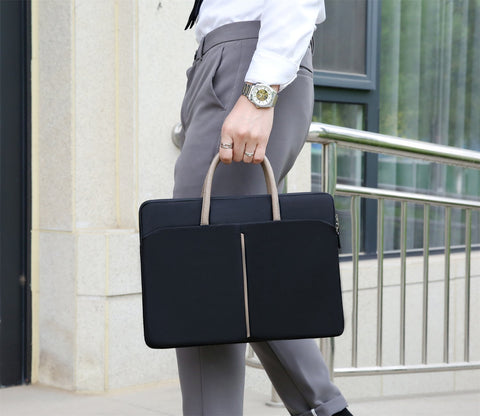 Waterproof Portable Briefcase for Women Fashion 13 14 15 Inch Laptop-BS00442-Veeddydropshipping