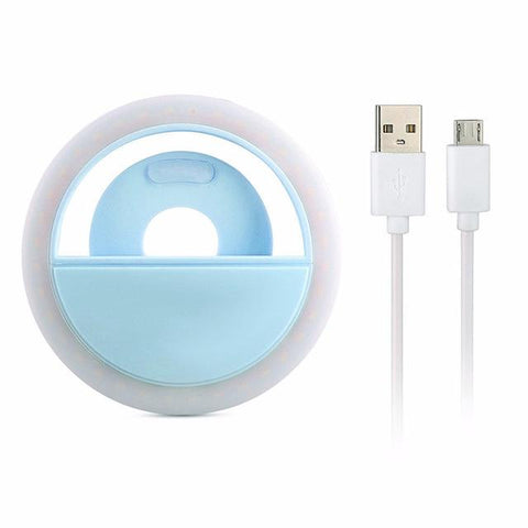 LED Selfie Ring Light USB Charge Phone Flashes Lens Luminous-PA01254-Veeddydropshipping