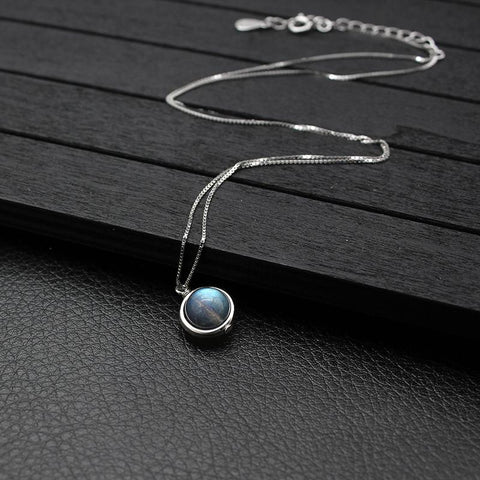 925 Sterling Silver Pendant Necklace For Women -JW00011-Veeddydropshipping