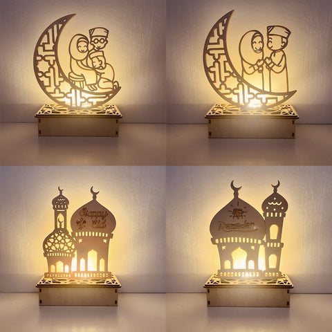 Muslim Ramadan Kareem Decoration Candle Led Lights-HA00350-Veeddydropshipping
