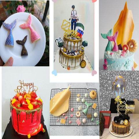 Edible Powder Dyeing Powder Glitter Mousse Cake-HA01172-Veeddydropshipping