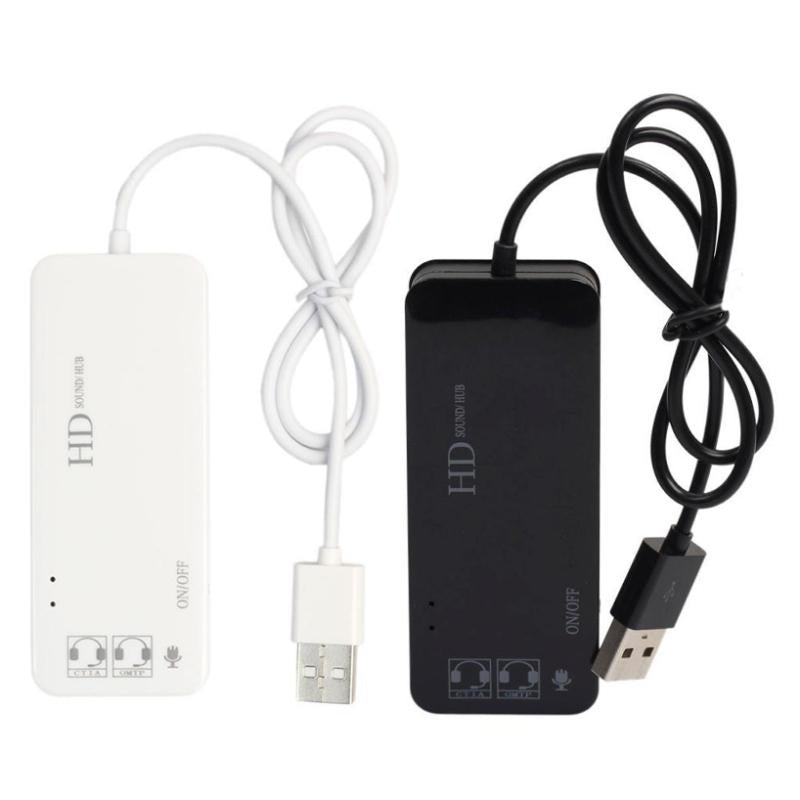 Sound card  stereo adapter USB splitter-CO00132-Veeddydropshipping