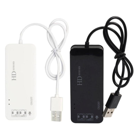 Sound card  stereo adapter USB splitter-CO00132-Veeddydropshipping