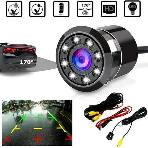 8 LED Car Rear View Reverse Camera For Car Parking 170° Camera Night-AM00705-Veeddydropshipping