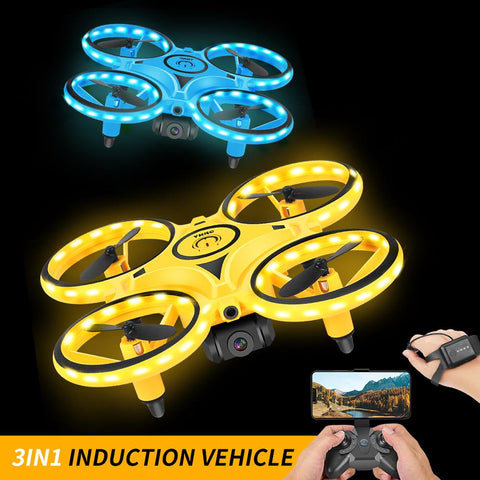 KaKBeir UFO RC Drone Mini Infrared Induction Hand Control Drone Altitude-TB01416-Veeddydropshipping