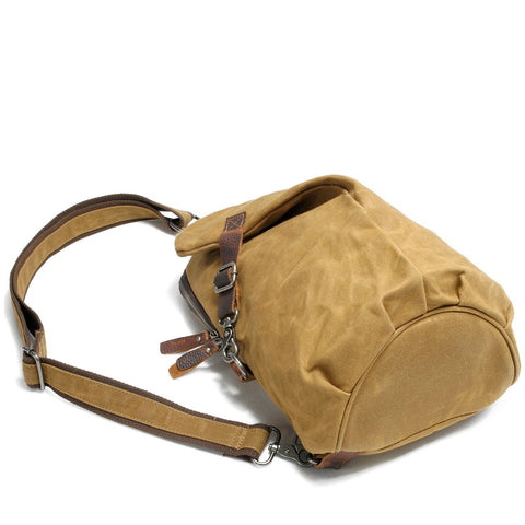 chest bag retro male canvas shoulder diagonal bag casual-BS00389-Veeddydropshipping