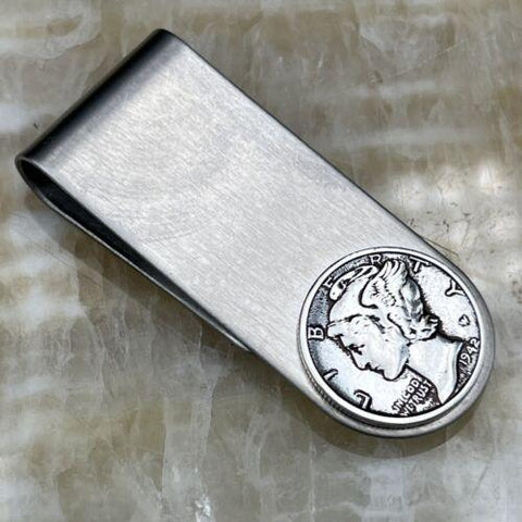 Clip Credit Card Holder w/ Vintage Mercury-MF00734-Veeddydropshipping