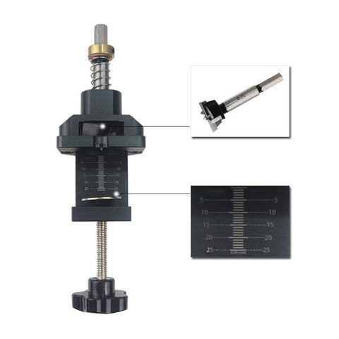 Woodworking Hinge Hole Drill Guide Locator-TI00216-Veeddydropshipping