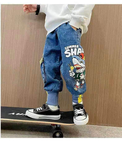 Boys Pants Spring and Autumn New Products Children&#39;s Cartoon-TB01306-Veeddydropshipping
