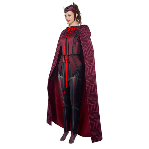 Wanda Vision Scarlet Witch Cosplay Costume-WF01481-Veeddydropshipping