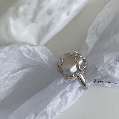 Fashion Silver Color Minimalist Twined Finger Rings Creative -JW01386-Veeddydropshipping