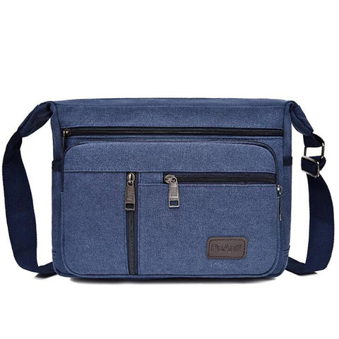 Shoulder Bag Canvas Outdoor Simple Wild Diagonal Unisex Single-BS00410-Veeddydropshipping