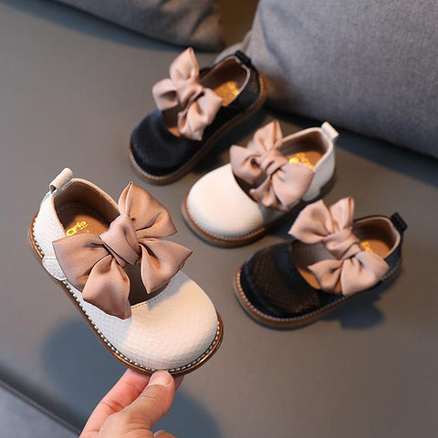 13.5-18.5cm Brand Children Solid Pure Shoes Girls Leather Shoes-TB00146-Veeddydropshipping