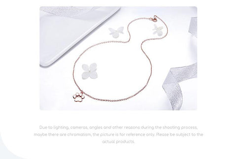 Gold Silver Necklace Cat Dog Footprint Pendant Chain for Women-JW00065-Veeddydropshipping