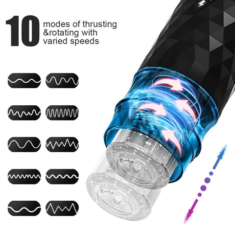 Automatic Male Masturbator Telescopic Rotation Vagina Masturbation Equipment Sex Toys -BH01185-Veeddydropshipping