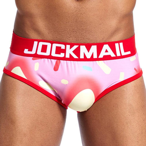 Briefs Classic plaid print calzoncillos hombre slips calcinha-MF01497-Veeddydropshipping