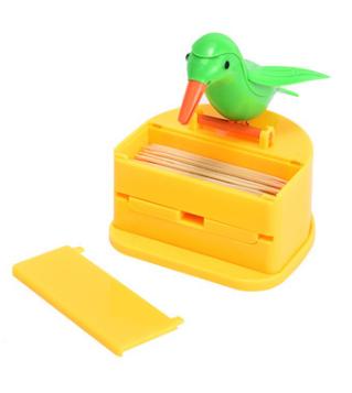 Cute Little Bird Toothpick Container Automatic Toothpick-HA00819-Veeddydropshipping
