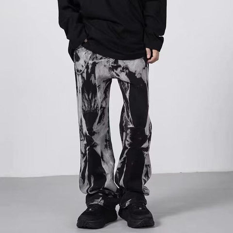 Spring And Autumn, Straight And Loose, Wide Leg Pants, Korean-MF00538-Veeddydropshipping