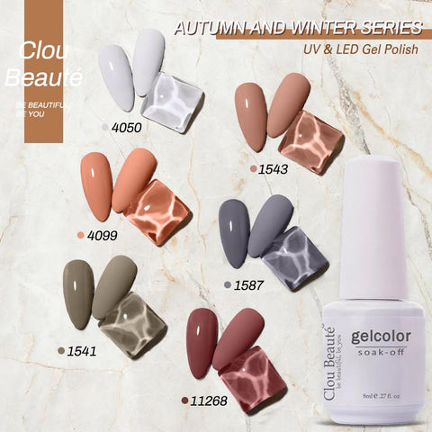 Nail Gel Polish 8ml Nude Series Gel Base Top Coat -BH00984-Veeddydropshipping