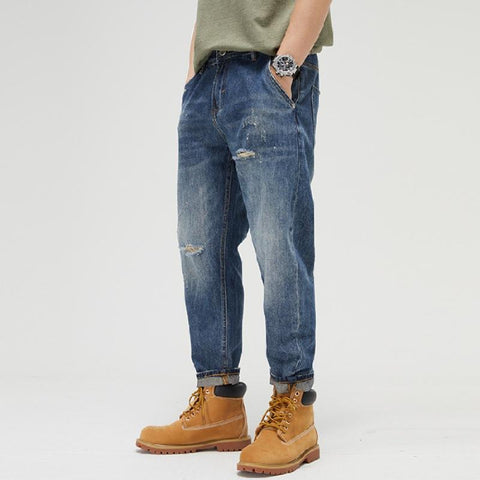 Autumn Mens Casual Cotton Long Pants-MF00535-Veeddydropshipping