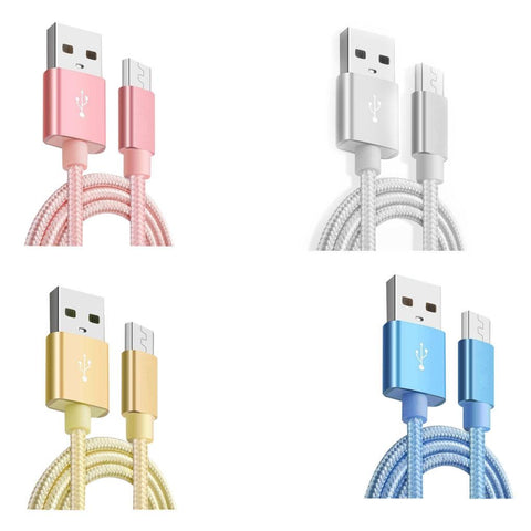 2 Meters Nylon Braided Data Cable Replacement for Android Data Line Charging-PA00401-Veeddydropshipping