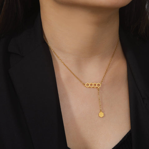 Stainless Steel Pendant Necklaces for Women Jewelry -JW01276-Veeddydropshipping