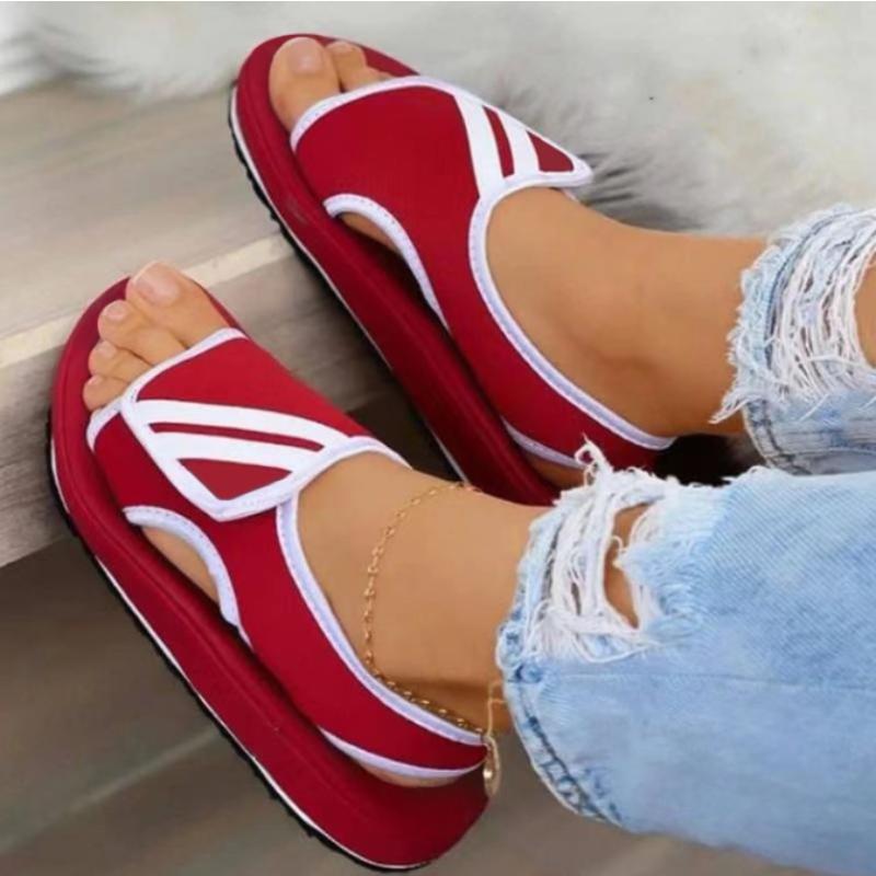 Sandals Ladies Sandals Wedge Beach Shoes Low Top Platform Pumps-BS00812-Veeddydropshipping