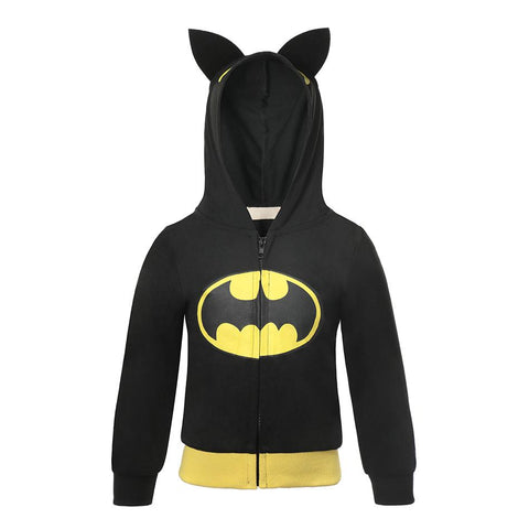 Superheroes Hoodie Sweatshirt Super Toddler Kids SweaterJacket Role Play-TB01331-Veeddydropshipping