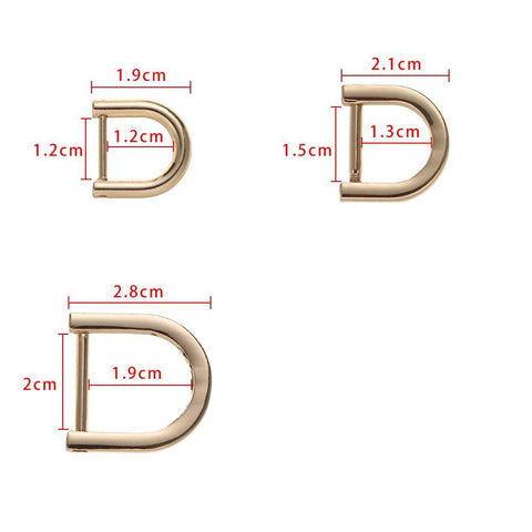 Screw D Ring Buckle Shackle Clasp-HA00089-Veeddydropshipping