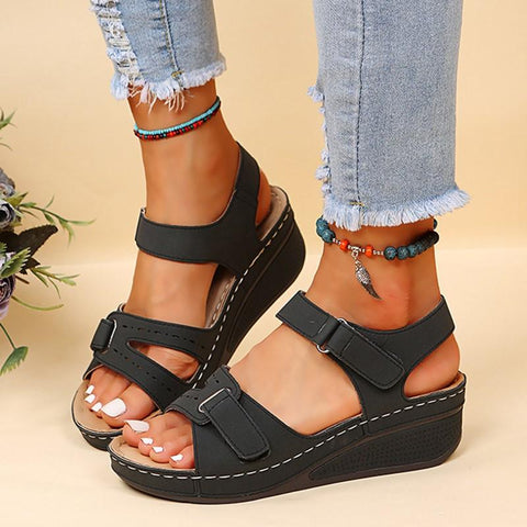 Women&#39;s Sandals Slip On Open Toe Walking Shoes Slipper Party-BS00811-Veeddydropshipping