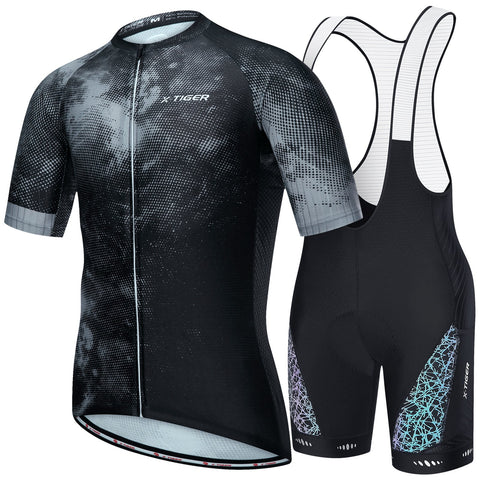 Cycling Jersey Set Quick-Dry Breathable Road Bike Bicycle Shirt Bib Shorts -OS01145-Veeddydropshipping
