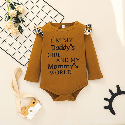 Children&#39;s Letter Two-piece Fall Baby Long Sleeve Halter Trouser-TB00705-Veeddydropshipping