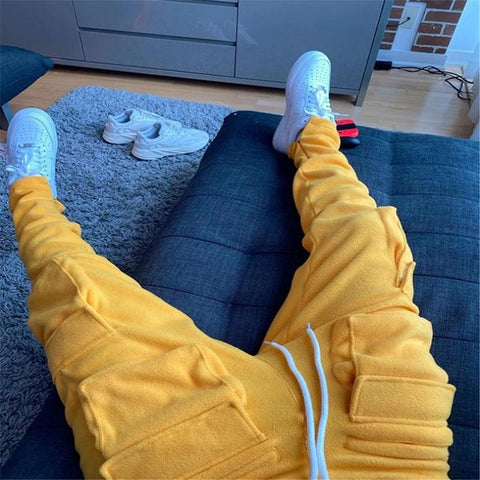 Cargo Pants Pockets Sweat Pants Casual Trousers-Veeddydropshipping