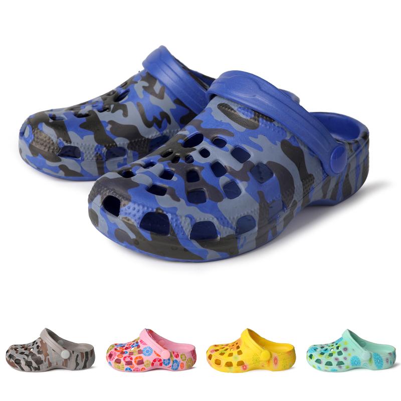 Kids Sandals 2022 Summer Clogs Non-Slip Boys Light Soft Garden-TB00107-Veeddydropshipping