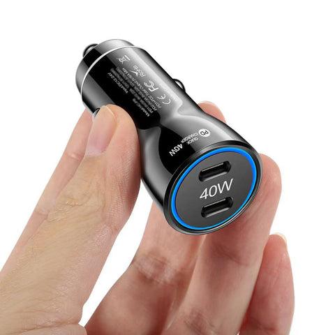 EONLINE 40W Fast Car Phone Charger-PA01155-Veeddydropshipping