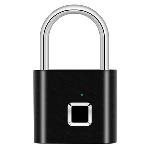 Portable Anti-theft Fingerprint Padlock Zinc-CO00589-Veeddydropshipping