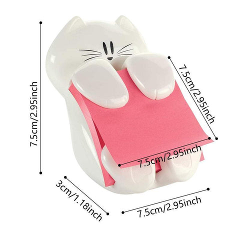 Cute Note Tape Dispenser Cat Office Accessory-HA00320-Veeddydropshipping
