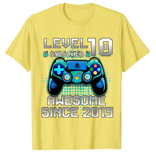 Awesome Since 10th Birthday T-Shirt Sons Gifts-MF00090-Veeddydropshipping