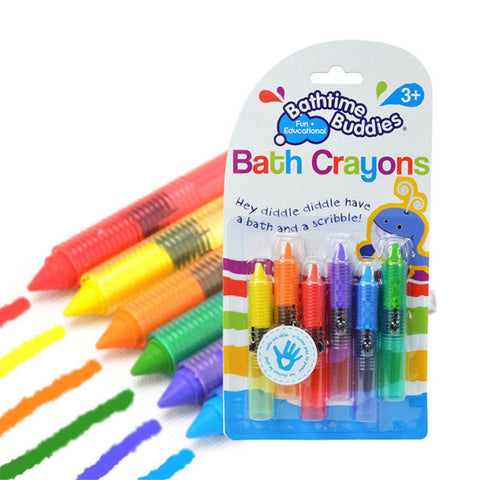 6Pcs/Set Baby Bath Crayons Toddler Washable Bathtime Safety-TB00552-Veeddydropshipping