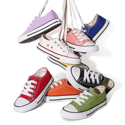 New Brand Kids Canvas Sneakers for Toddler Sport Casual Shoes-TB00145-Veeddydropshipping