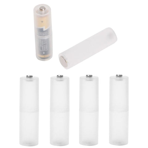 4Pcs AAA To AA Size Portable Battery Converter Adapter Spacer Switcher Case Box Dropship-PA00452-Veeddydropshipping