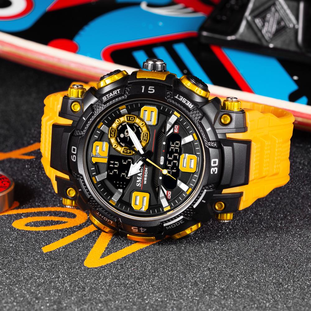 Luxury Watches Men Dual Display Watch Waterproof Men Wristwatch -JW00785-Veeddydropshipping