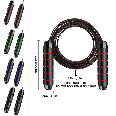 Skipping Rope Exercise Adjustable Jumping Rope Fitness-OS01476-Veeddydropshipping