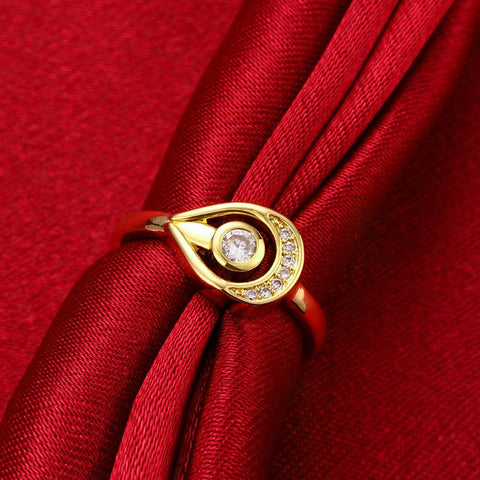 Luxury  925 Sterling Silver Exquisite Zirconia Stone rings -JW00430-Veeddydropshipping