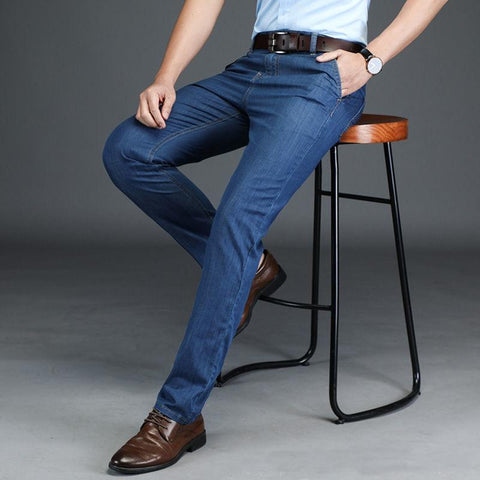 Plus Size Men Slim Jeans Man Pants Wide Men&#39;s Pants Fashion-TB01301-Veeddydropshipping
