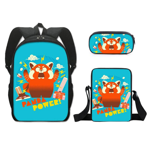 Disney Turning Red Backpack Pixar Anime Mei Red Panda-TB00037-Veeddydropshipping